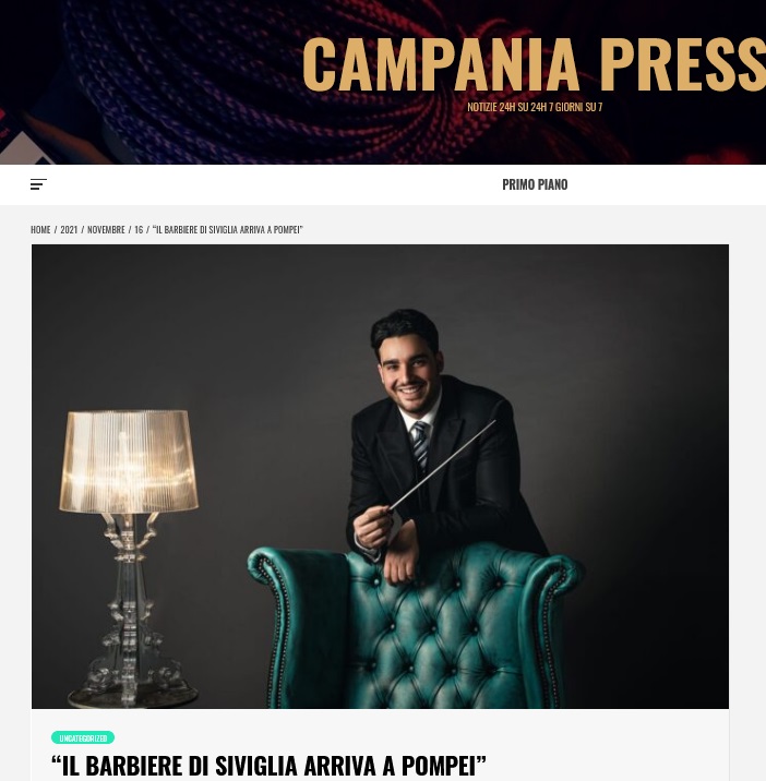 IL BARBIERE DI SIVIGLIA ARRIVA A POMPEI  Campania Press