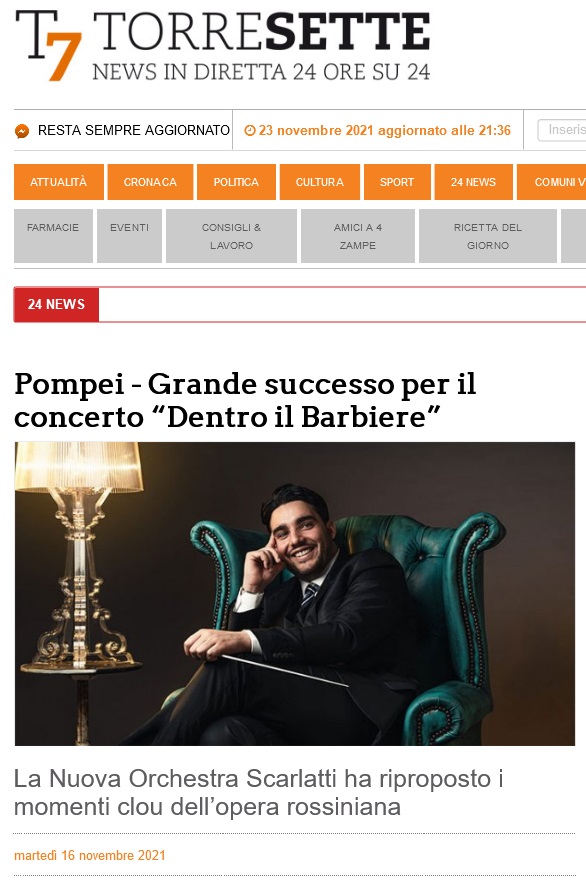 Pompei - Grande successo per il concerto Dentro il Barbiere