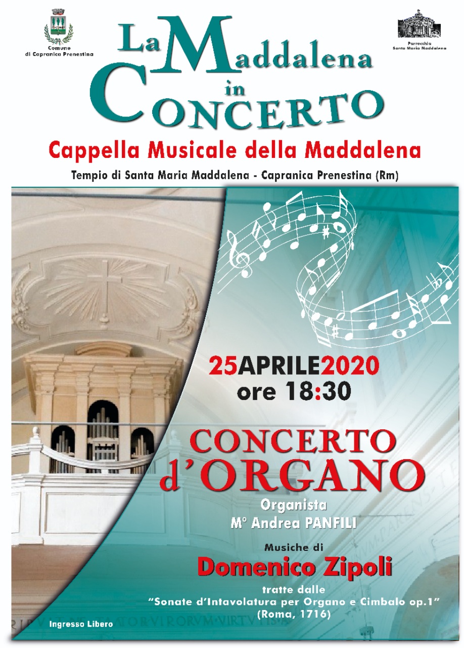 CONCERTO d'Organo 25 Aprile 2020