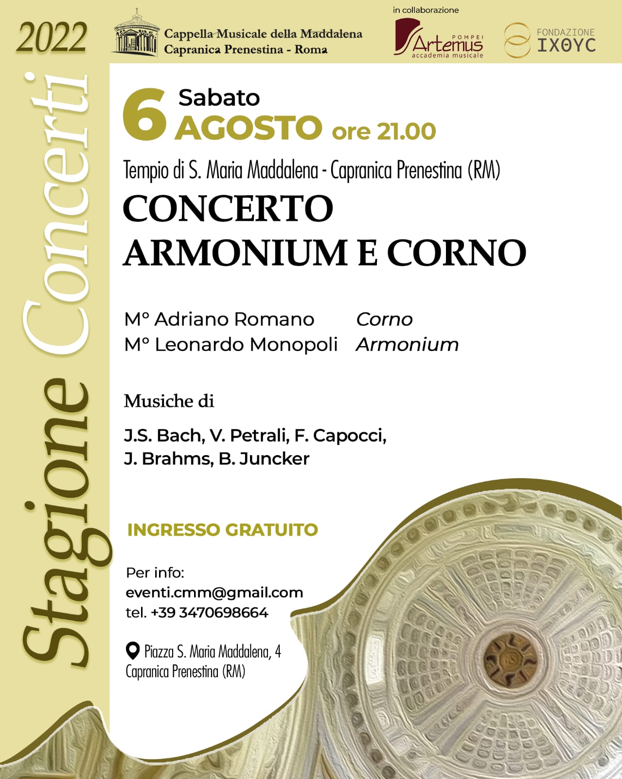 Concerto 6 agosto 2022