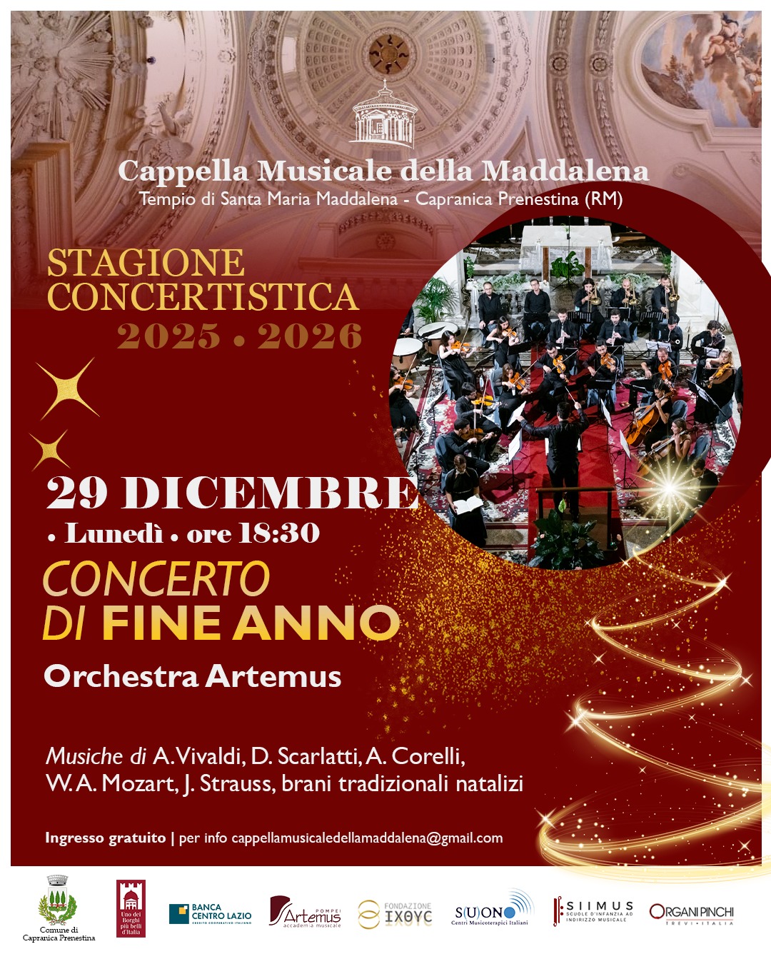 Concerto di fine anno 29 dicembre 2025