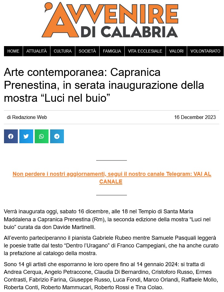 avvenire di calabria