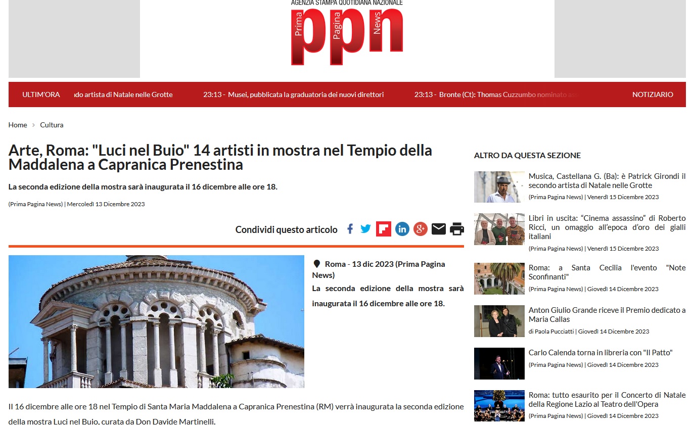 Prima Pagina news