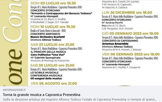 informazione estate2022