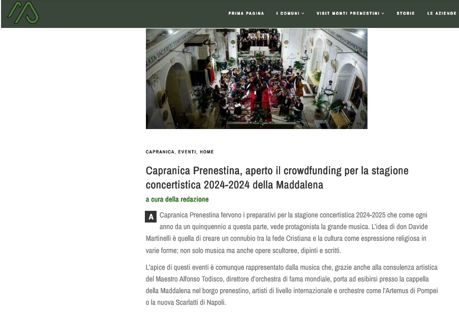 monolite notizie