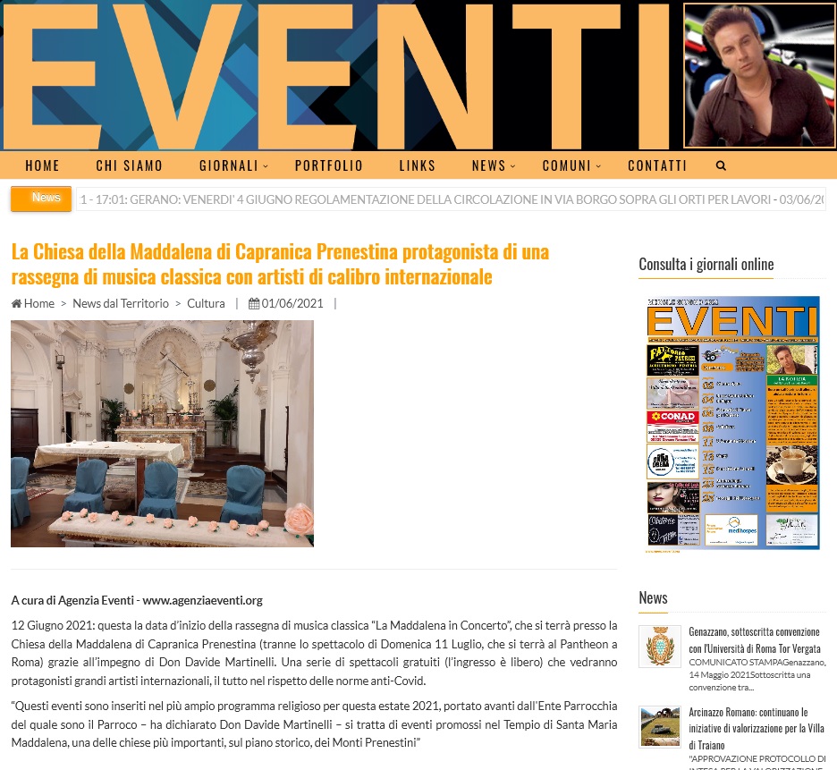 rassegnaStampa AgenziaEventi
