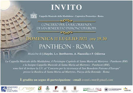 invito concerto Pantheon