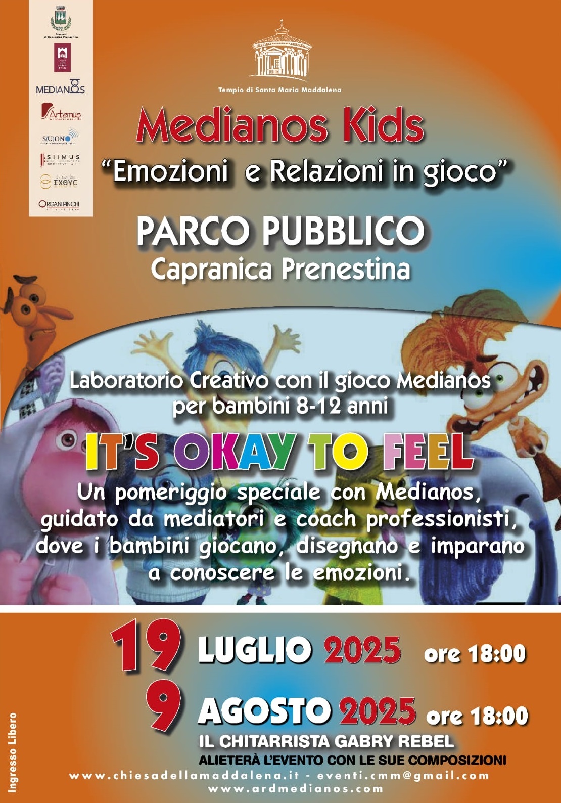 medianos 19Luglio-9Agosto 2025